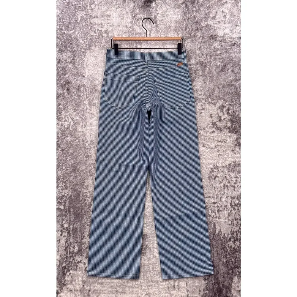 AYR Jeans 26 Womens The Studio Straight Leg Hickory Striped Japanese Denim - Picture 2 of 7